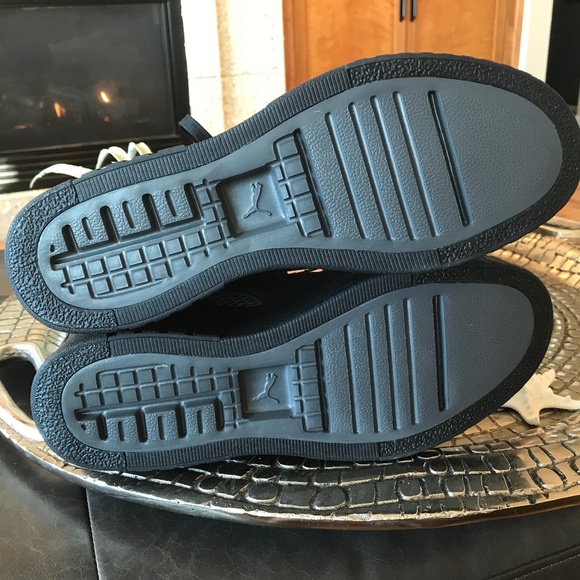 PUMA CALI BLACK SNAKE PLATFORM WEDGE SNEAKER - Picture 9 of 11